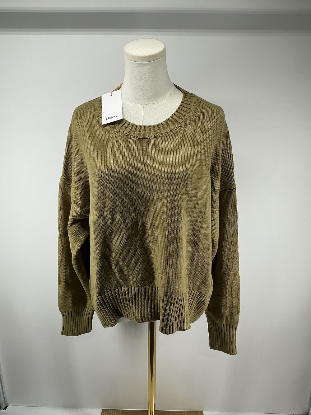 100% Organic Cotton Boyfriend Crew Sweater